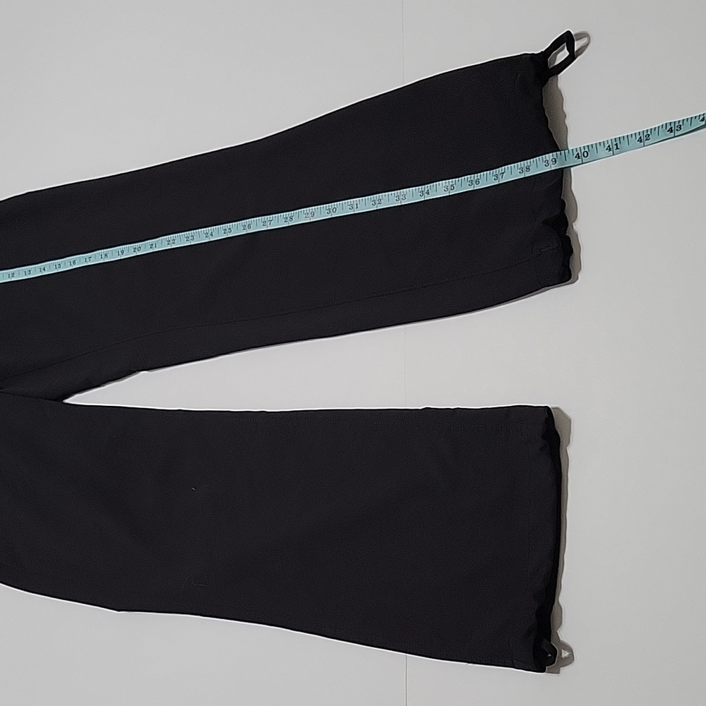 Athleta Midtown mid- rise trouser wide leg black athletic pants women's size 0 - Picture 14 of 15